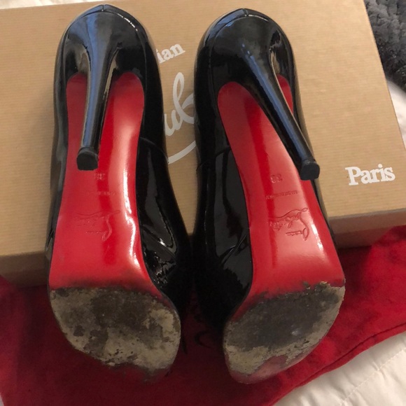 Black calf Patent leather Christian louboutin - Picture 4 of 8